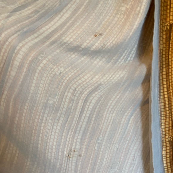 100% Silk Maxi Skirt with Pockets Vintage Button Closure Earthy Cottage Core - Picture 7 of 7